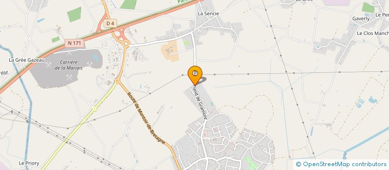 localisation de l'entreprise A.S.R. à DONGES