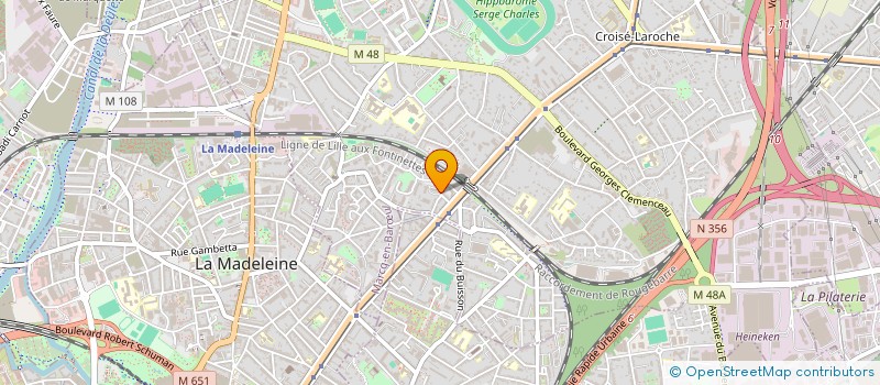 localisation de l'entreprise A.S.R à MARCQ-EN-BARŒUL