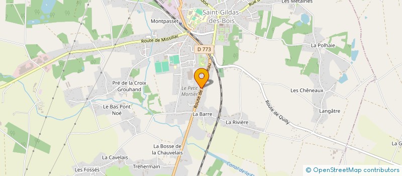 localisation de l'entreprise A.S.R  SAINT-GILDAS-DES-BOIS