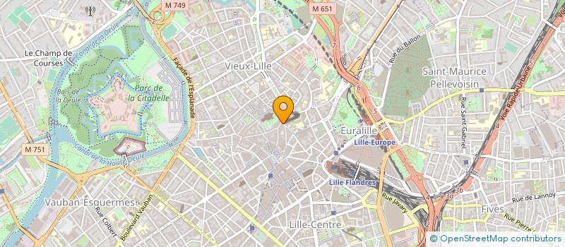 localisation de l'entreprise A.S.& R.C.ASSOCIES à LILLE