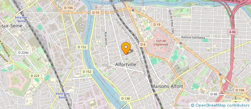 localisation de l'entreprise A S RENOV à ALFORTVILLE