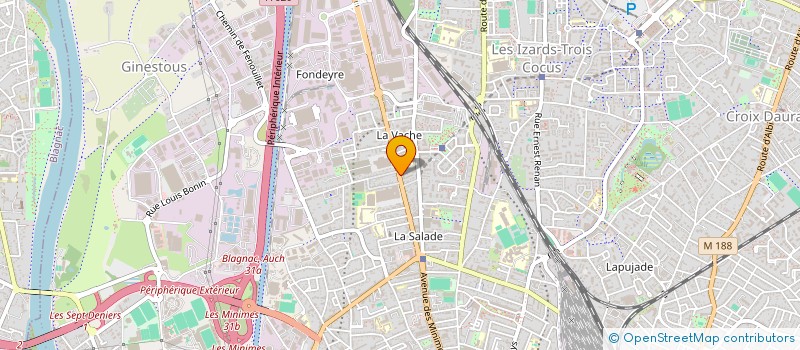 localisation de l'entreprise A.S RESTAURANT à TOULOUSE