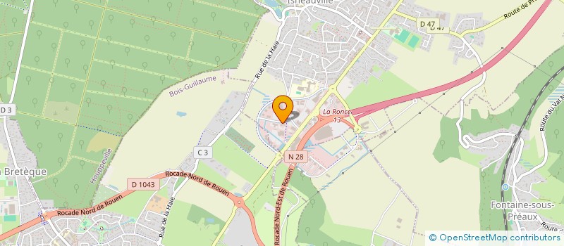 localisation de l'entreprise A.S. ROSUD à ISNEAUVILLE