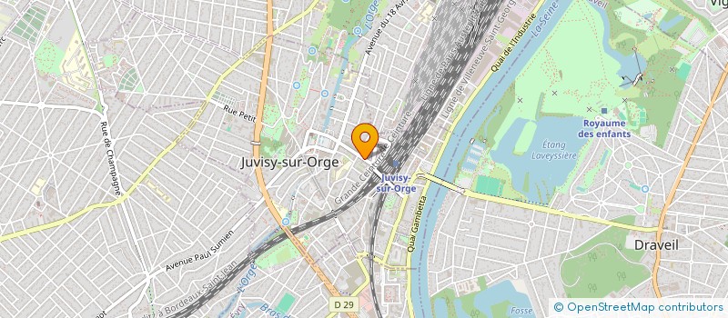 localisation de l'entreprise A.S.S. à JUVISY-SUR-ORGE