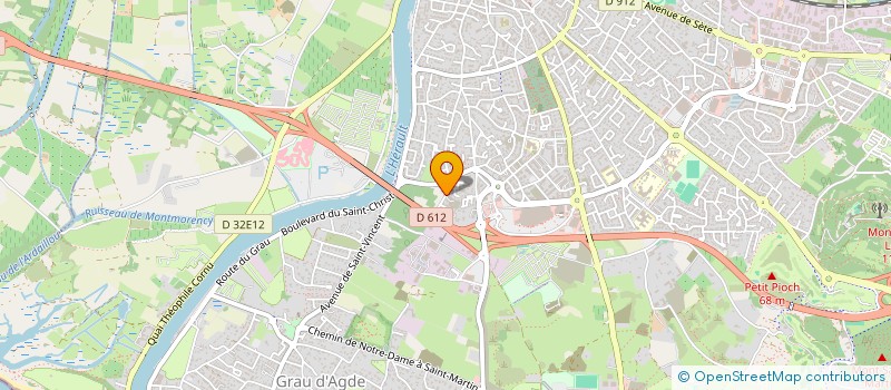 localisation de l'entreprise A.S.S.C.O. à AGDE