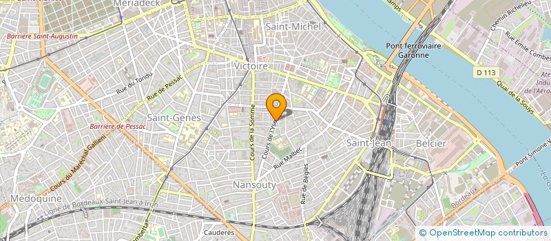 localisation de l'entreprise A.S.S.E.C. à BORDEAUX