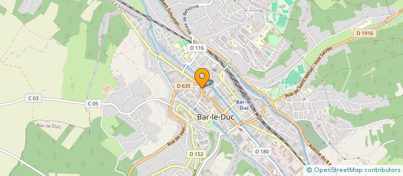 localisation de l'entreprise A S S E C SANTE MEUSE à BAR-LE-DUC