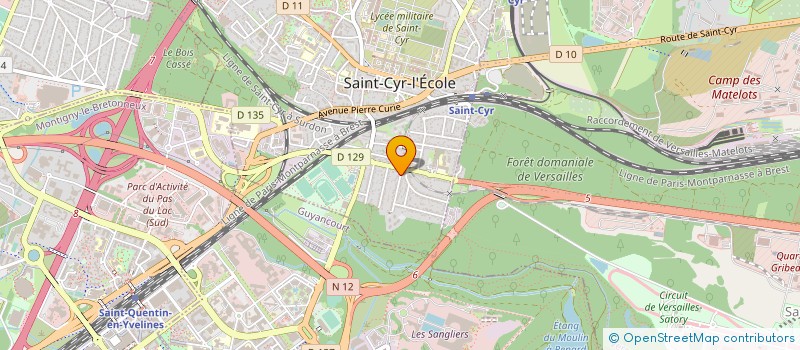 localisation de l'entreprise A.S.S.E.M.E. à SAINT-CYR-L'ECOLE