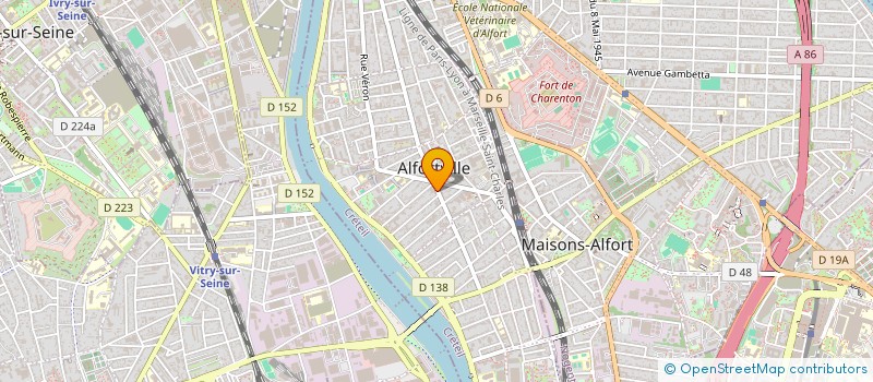 localisation de l'entreprise A S S I E V A L à ALFORTVILLE