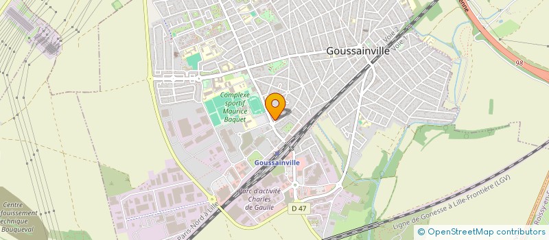 localisation de l'entreprise A.S.S. RENOV  GOUSSAINVILLE