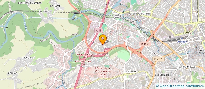 localisation de l'entreprise A.S.S SERVICES à ANNECY