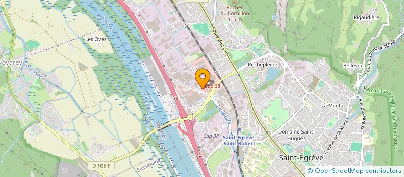 localisation de l'entreprise A.S.SANTE MATERIEL à SAINT-EGREVE