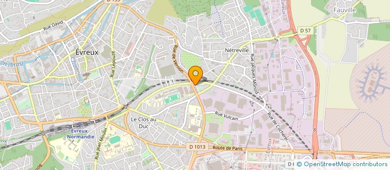 localisation de l'entreprise A.S. SELLING  EVREUX