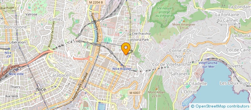 localisation de l'entreprise A&S SERVICES à NICE