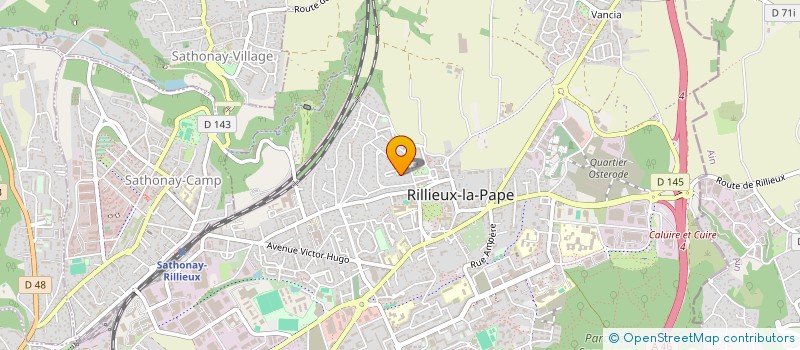 localisation de l'entreprise A&S SERVICES  RILLIEUX-LA-PAPE