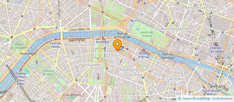 localisation de l'entreprise A.S.T. à PARIS