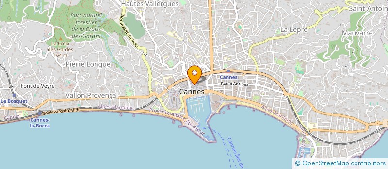 localisation de l'entreprise A S T à CANNES