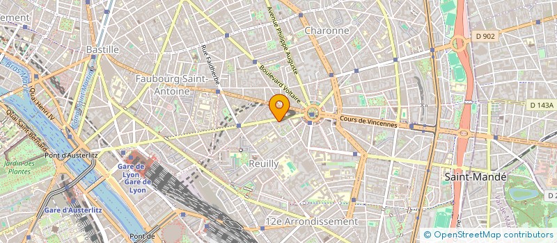 localisation de l'entreprise A.S.T. ART STYLE TECHNIQUE  PARIS