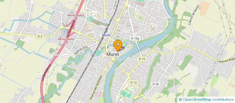 localisation de l'entreprise A.S.T ASSURANCES DU SUD TOULOUSAIN  MURET