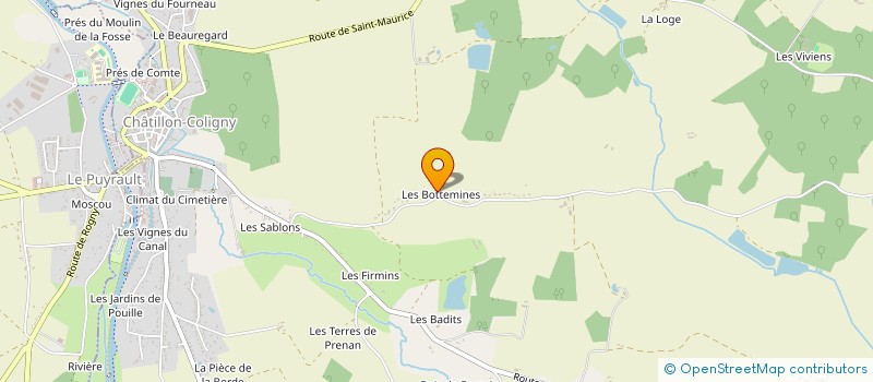 localisation de l'entreprise A.S.T. DIAG à CHATILLON-COLIGNY