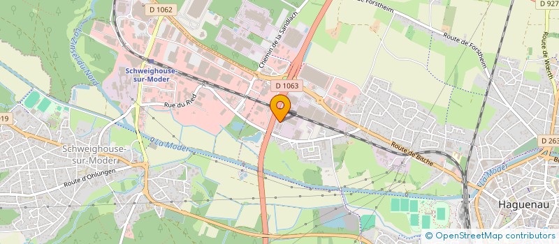 localisation de l'entreprise A.S.T. FRANCE à HAGUENAU