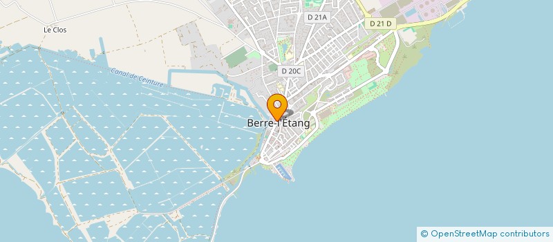 localisation de l'entreprise A.S.T. INDUSTRIES à BERRE-L'ETANG