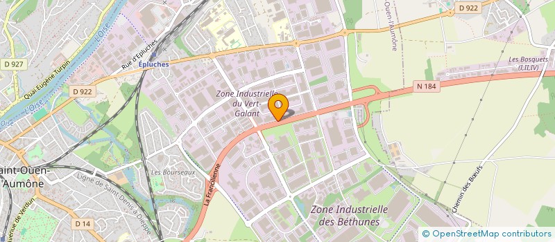 localisation de l'entreprise A S T P à SAINT-OUEN-L'AUMONE