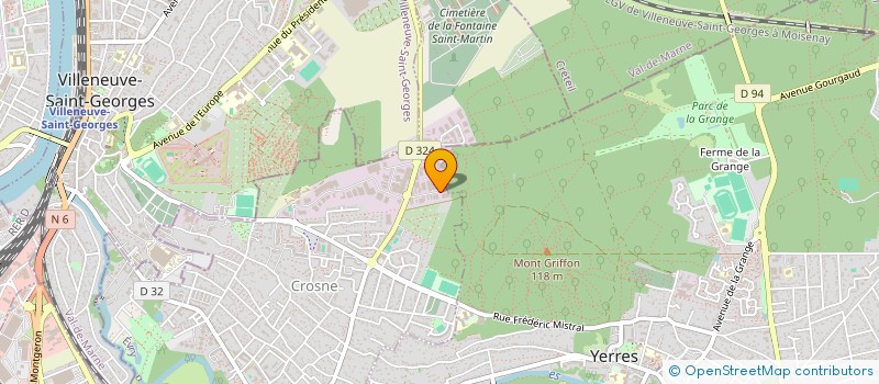 localisation de l'entreprise A.S.T.P  CROSNE