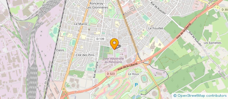 localisation de l'entreprise A.S.T.R. à LE MANS
