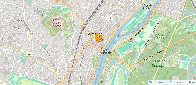 localisation de l'entreprise A S T R E E à SURESNES