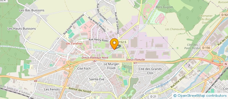 localisation de l'entreprise A S T S à DREUX