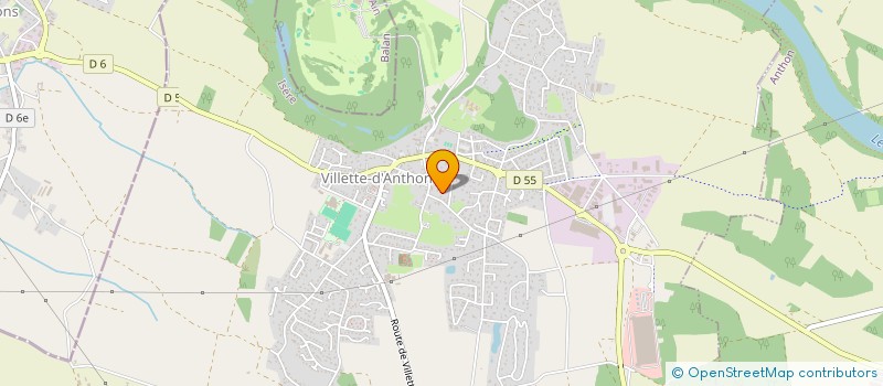 localisation de l'entreprise A.S.T.U.C.E ELEC  VILLETTE-D'ANTHON