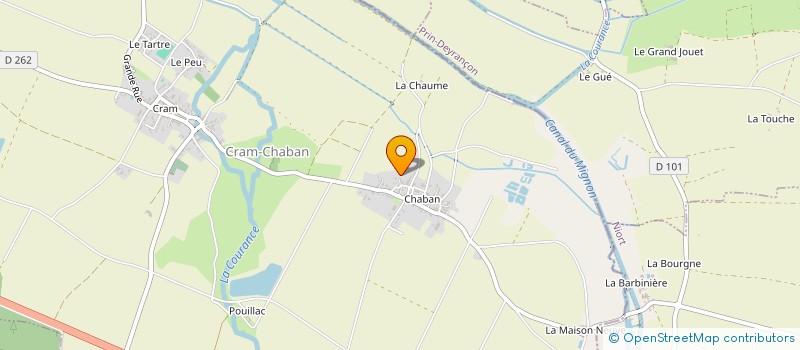 localisation de l'entreprise A.S.TOPO  CRAM-CHABAN