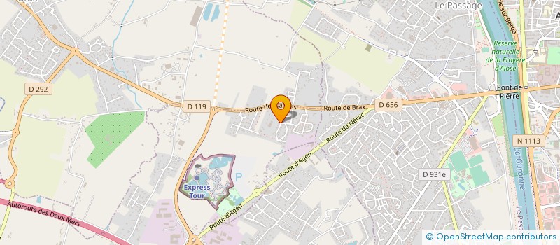 localisation de l'entreprise A.S. TRANSACTIONS  ESTILLAC