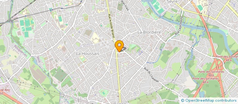 localisation de l'entreprise A.S TRANSPORT à REZE
