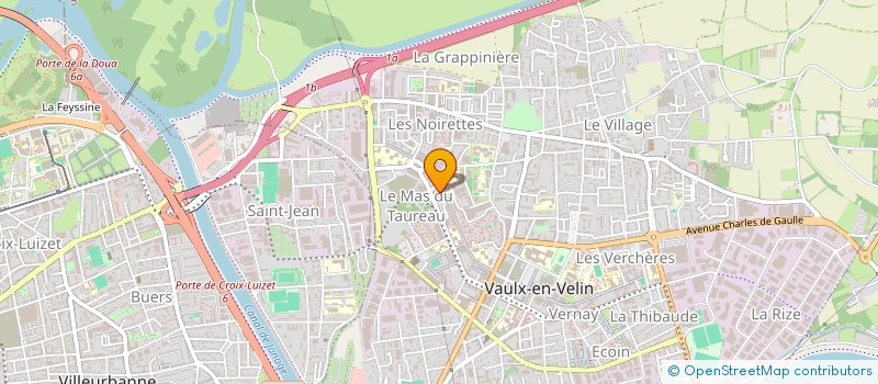 localisation de l'entreprise A S TRANSPORTS à VAULX-EN-VELIN