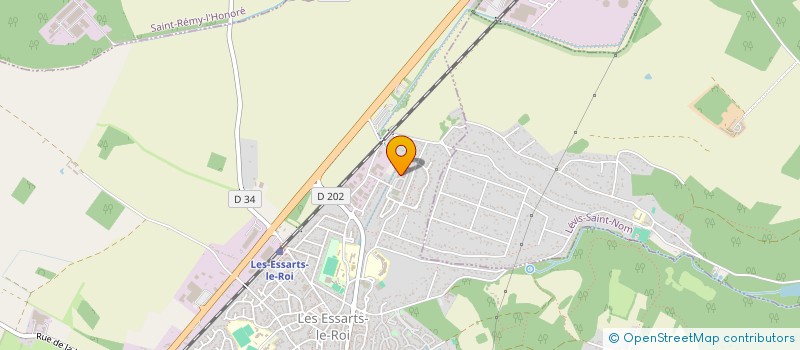 localisation de l'entreprise A.S. TRANSPORTS PREMIUM  LES ESSARTS-LE-ROI