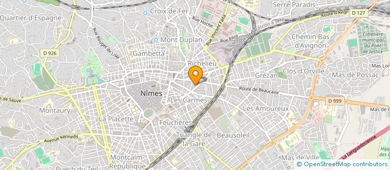 localisation de l'entreprise A S U D NIMES à NIMES