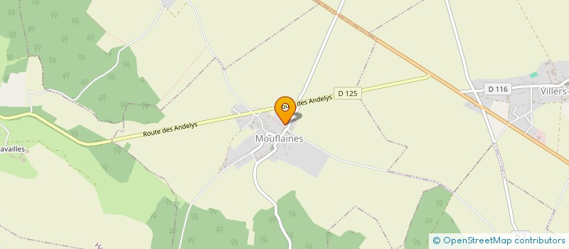 localisation de l'entreprise A.S.V.  VEXIN-SUR-EPTE