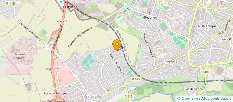 localisation de l'entreprise A.S.V. IMMO  BRETTEVILLE-SUR-ODON