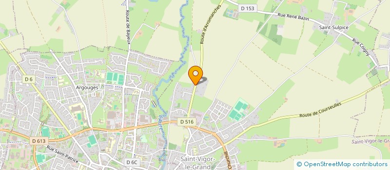 localisation de l'entreprise A.S.V.LE CHAMP DE COURSES  SAINT-VIGOR-LE-GRAND