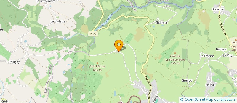 localisation de l'entreprise A.S. VALBO  SAINT-MARTIN-LA-PLAINE