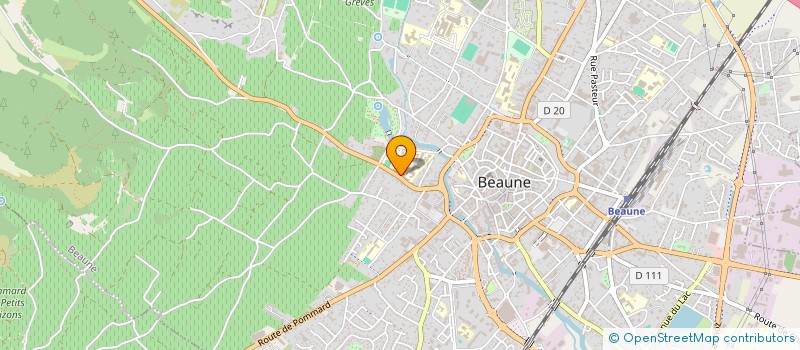 localisation de l'entreprise A.S. VITI à BEAUNE