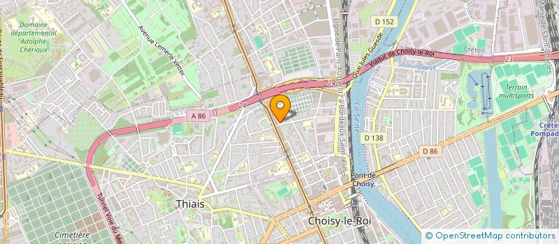 localisation de l'entreprise A.S-VTC à CHOISY-LE-ROI