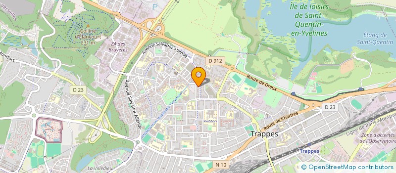 localisation de l'entreprise A.S  VTC à TRAPPES
