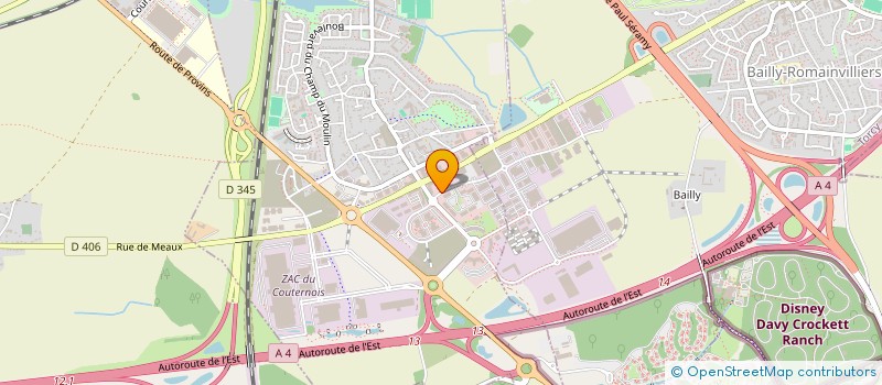 localisation de l'entreprise A-SAFE BAILLY SCI  BAILLY-ROMAINVILLIERS