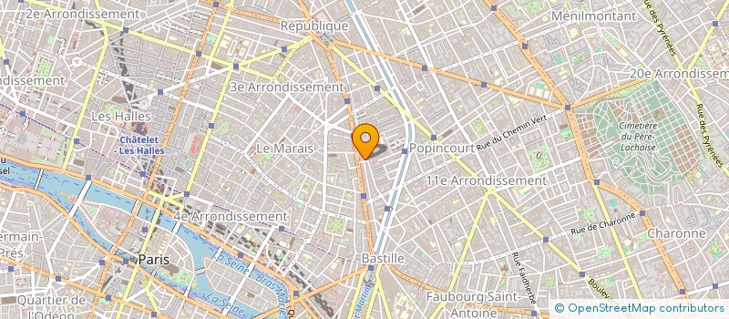 localisation de l'entreprise A SAISIR CHARLOTTE MARTIN  PARIS