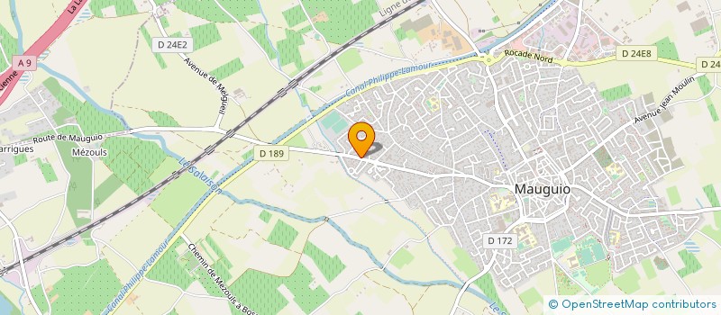 localisation de l'entreprise A SALMERON POMPES FUNEBRES à MAUGUIO