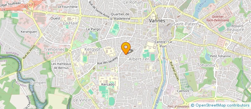 localisation de l'entreprise A. SALOMON  VANNES