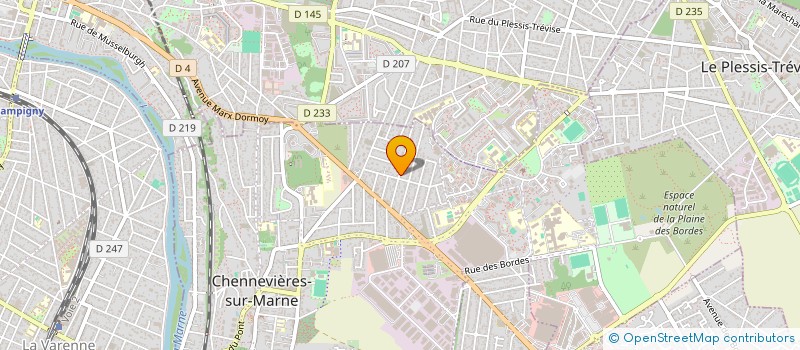 localisation de l'entreprise A SANANIKONE à CHENNEVIERES-SUR-MARNE